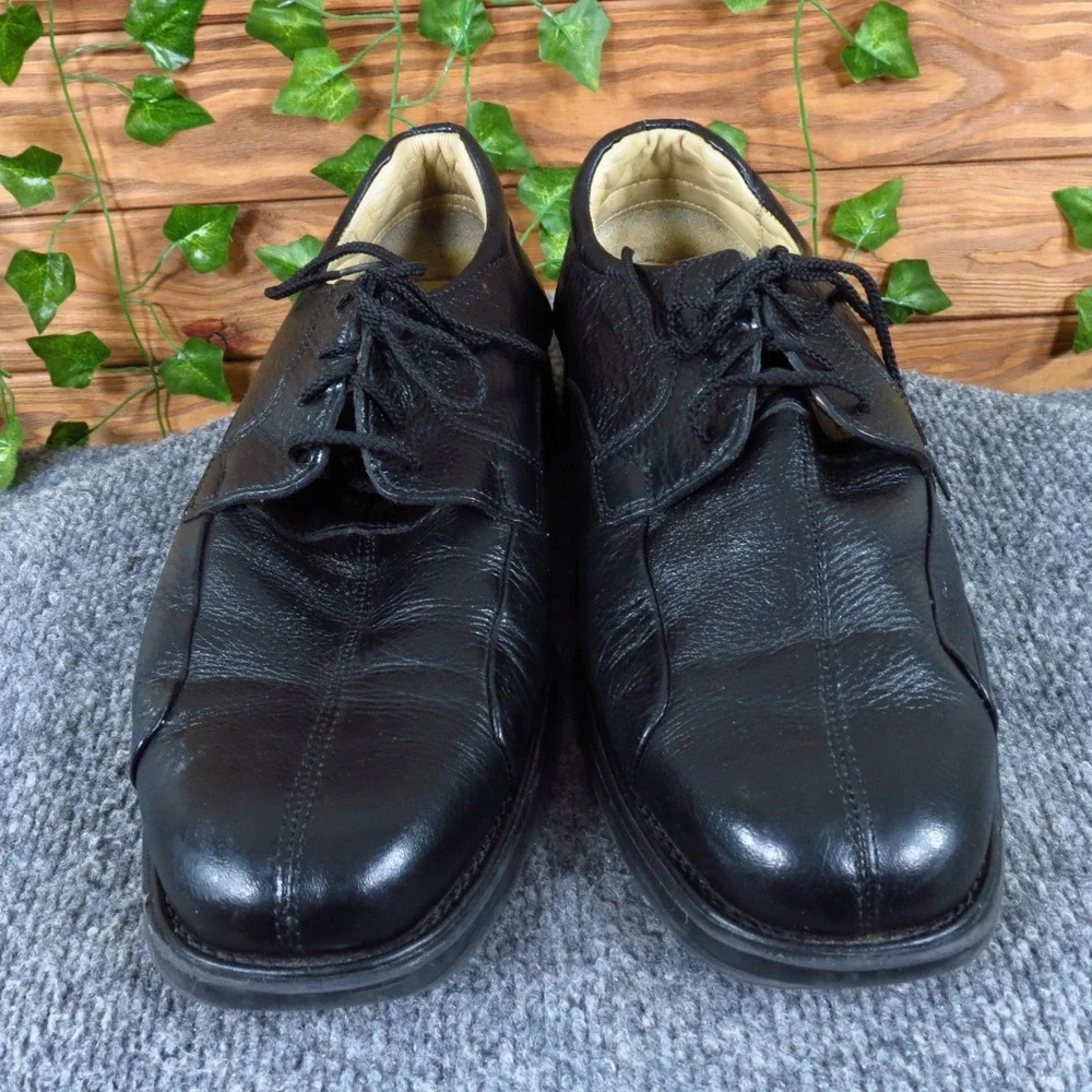 Studio Belvedere Bay Bridge Men Casual Shoe 10‎ EEE Extra Wide Black Leather